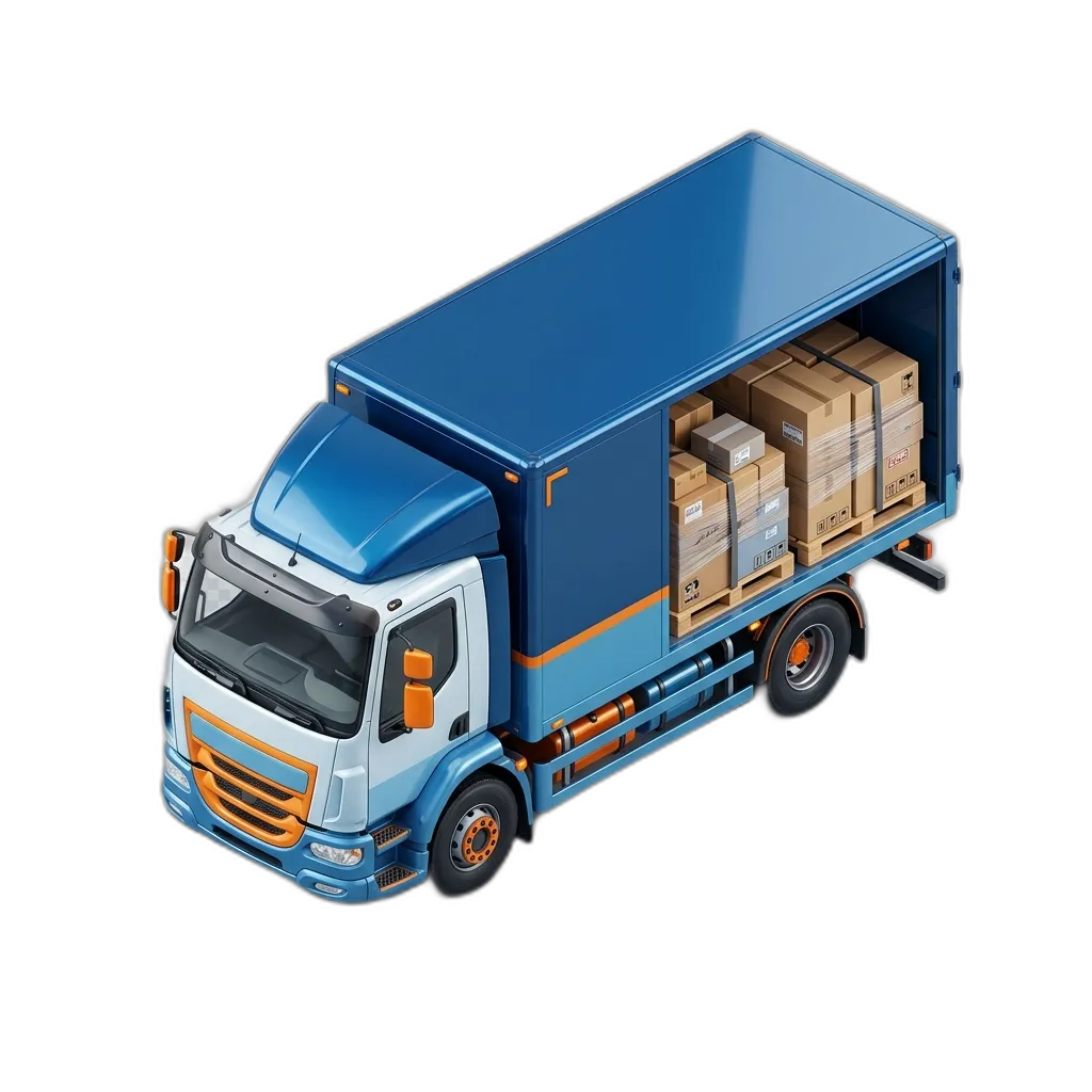 B2B parcel transport between offices, depots and stores
