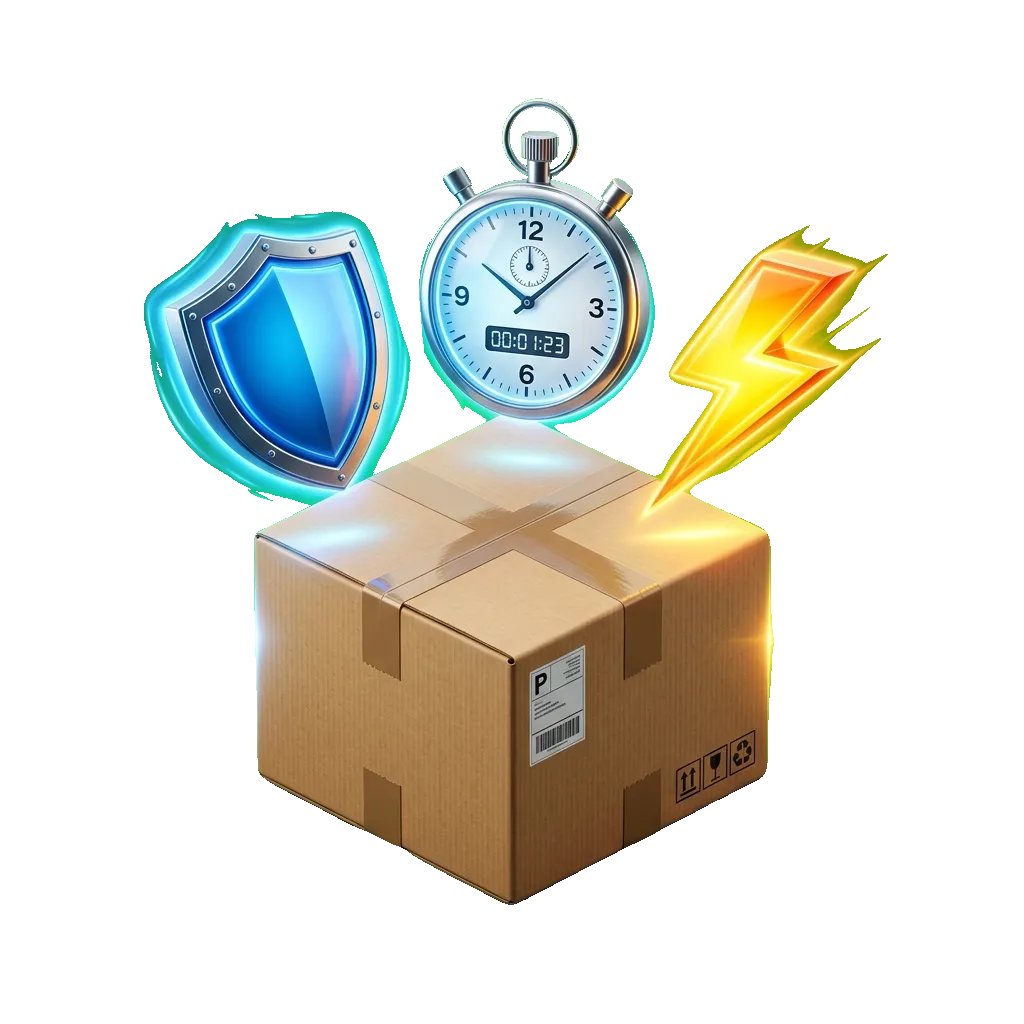 Ozcoast Logistics 3D concept representing reliable, fast, and secure service