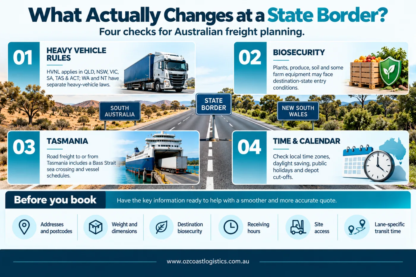 Australian Freight State Border Guide