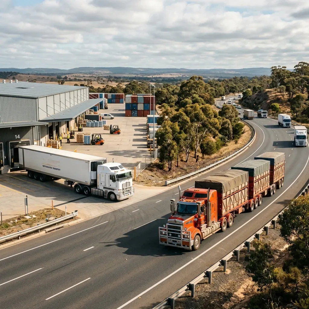Ozcoast Logistics freight truck serving industries across Australia