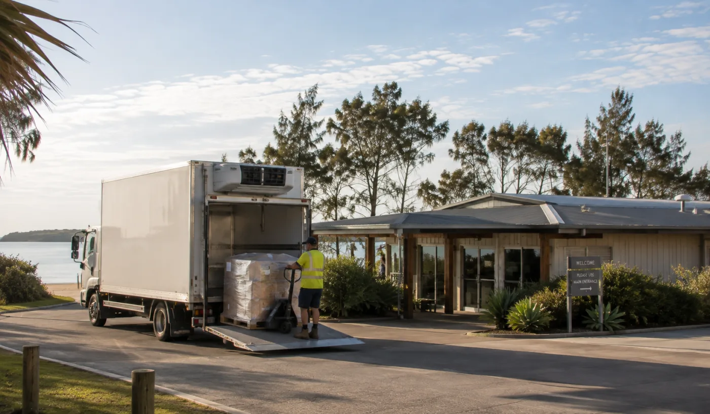 Healthcare, ageing and whale season, Brisbane to Hervey Bay freight