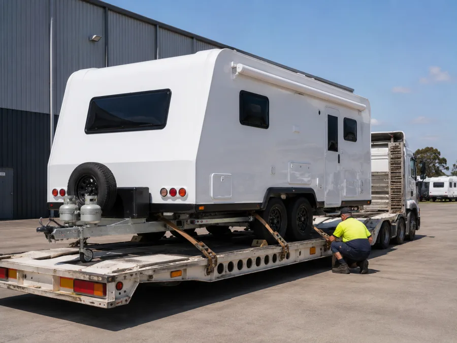 Caravans, campers & motorhomes, Melbourne to Adelaide freight