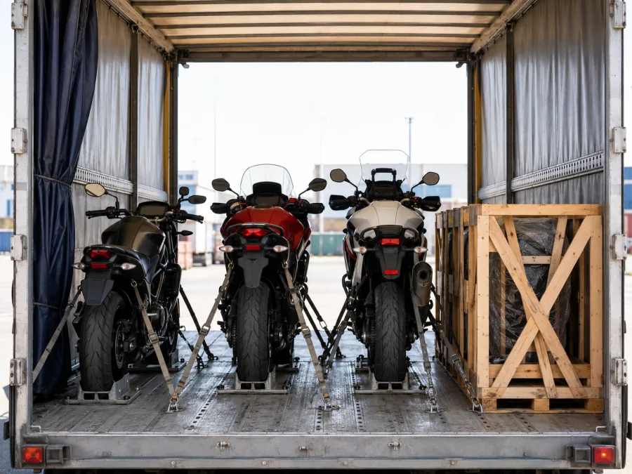 Motorbikes, Melbourne to Adelaide freight