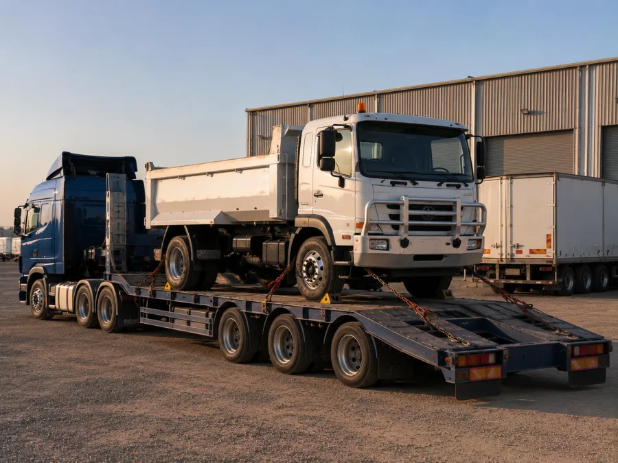 Trucks & trailers, Melbourne to Adelaide freight