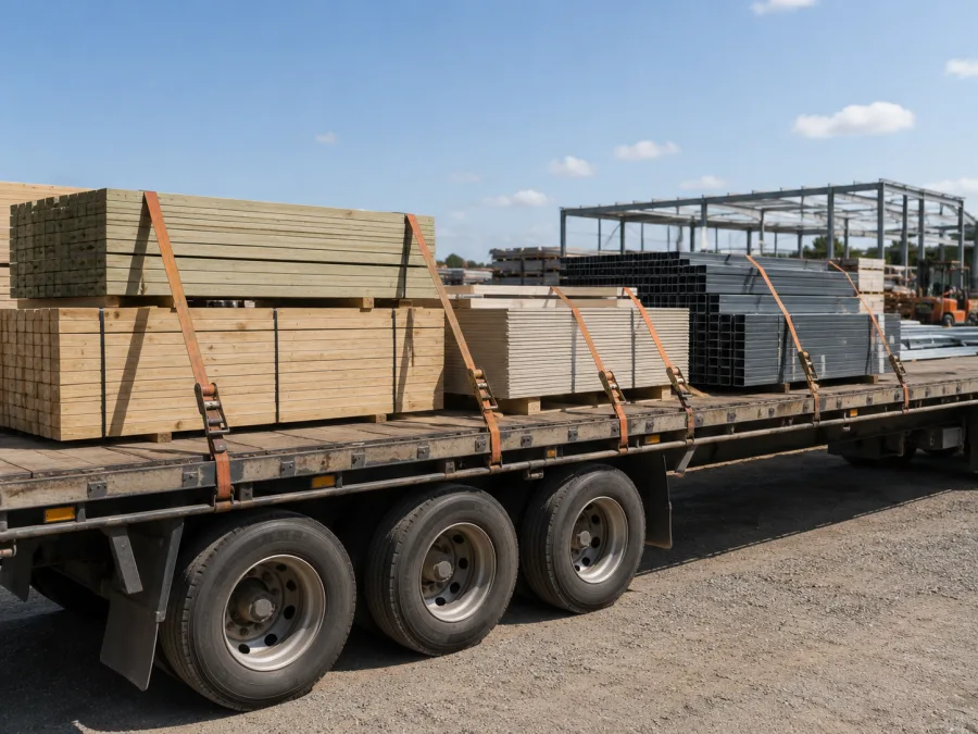 Building & fit-out materials, Melbourne to Adelaide freight