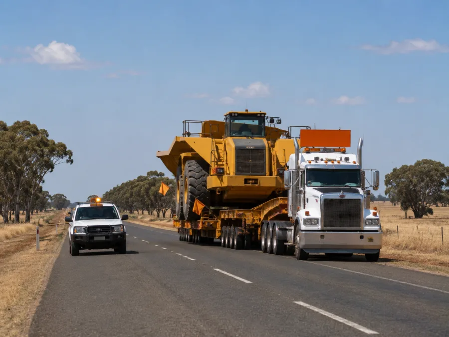 Oversize & heavy haulage, Melbourne to Adelaide freight