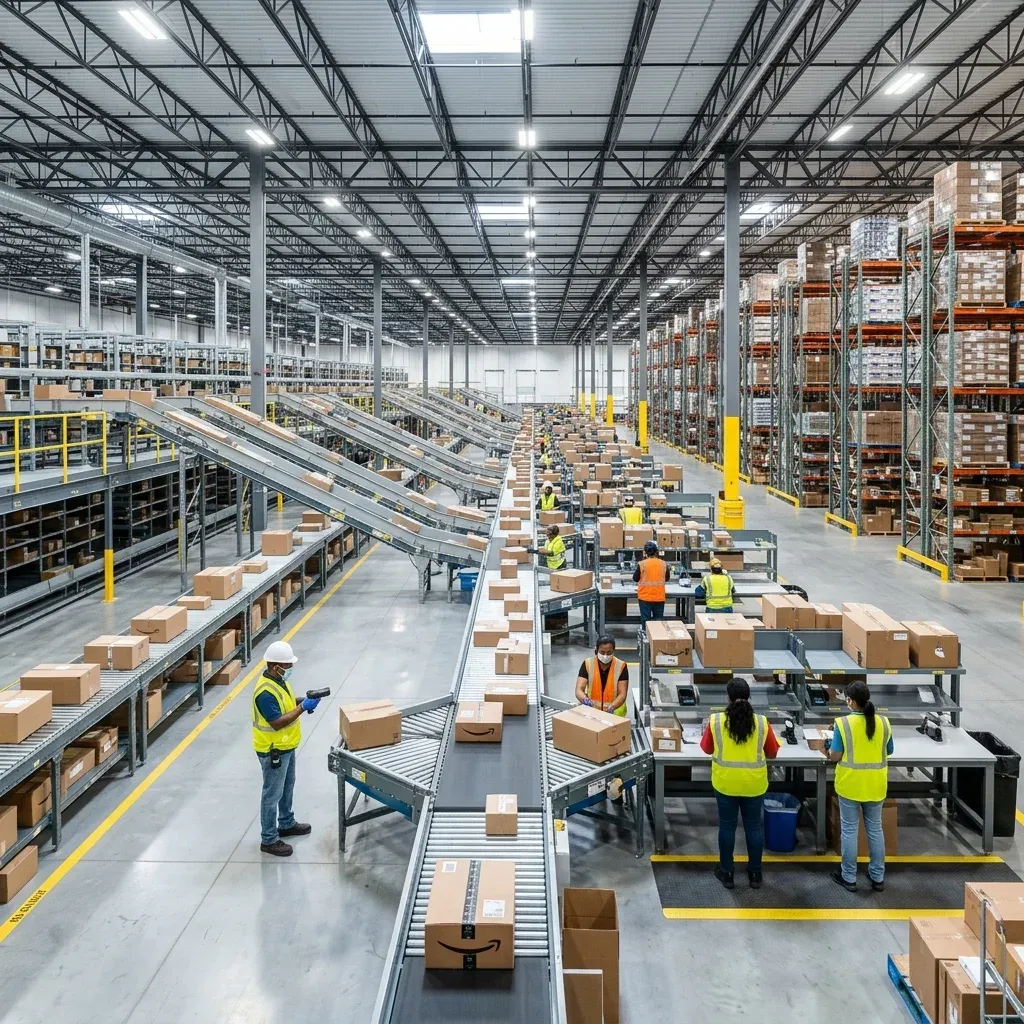 Ozcoast Logistics distribution warehouse with racked pallet storage