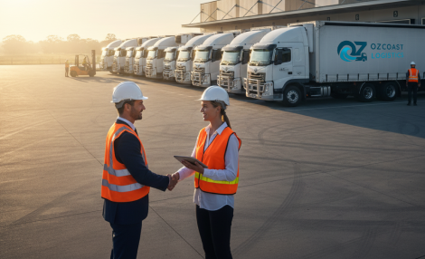 Oz Coast Logistics Map